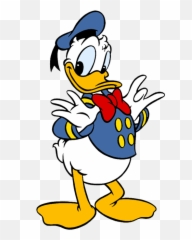 Bowtie Clipart Donald Duck - Cartoon png