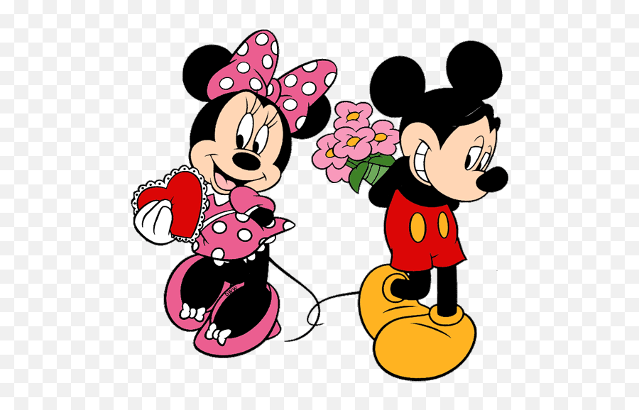 Library Of Mickey And Minnie Mouse Mother S Day Vector Free - Minnie Mouse Flower Png,Mickey And Minnie Png
