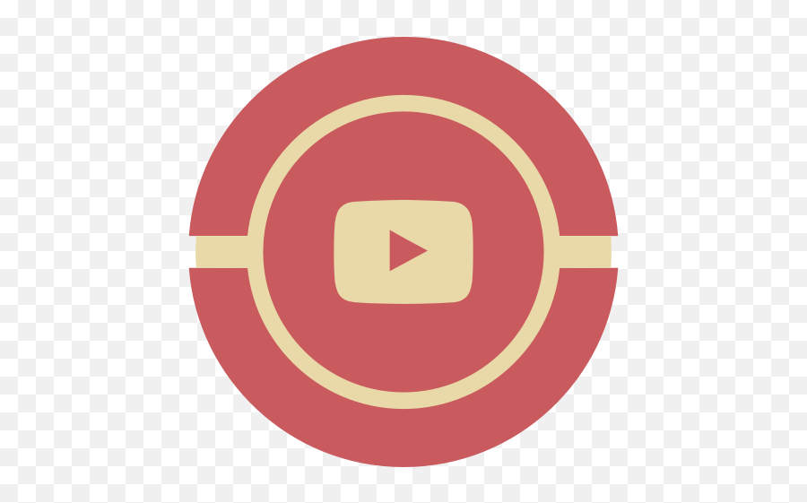 Media Social Vintage Youtube Icon - Skate Logos De Stickers Png,Youtube Round Logo