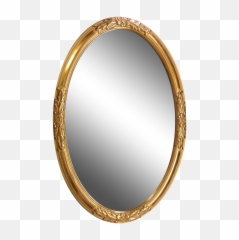 Oval Mirror Frame Png Clipart - Full Size 1256935 Transparent Background