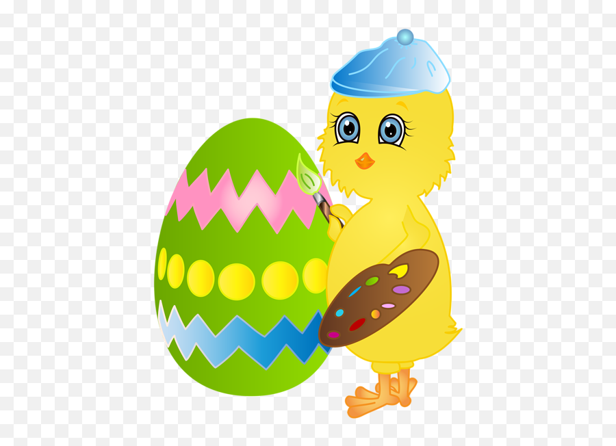 Download Easter Clipart Chicken - Chicken Painting Easter Chicken Easter Egg Png,Easter Clipart Png