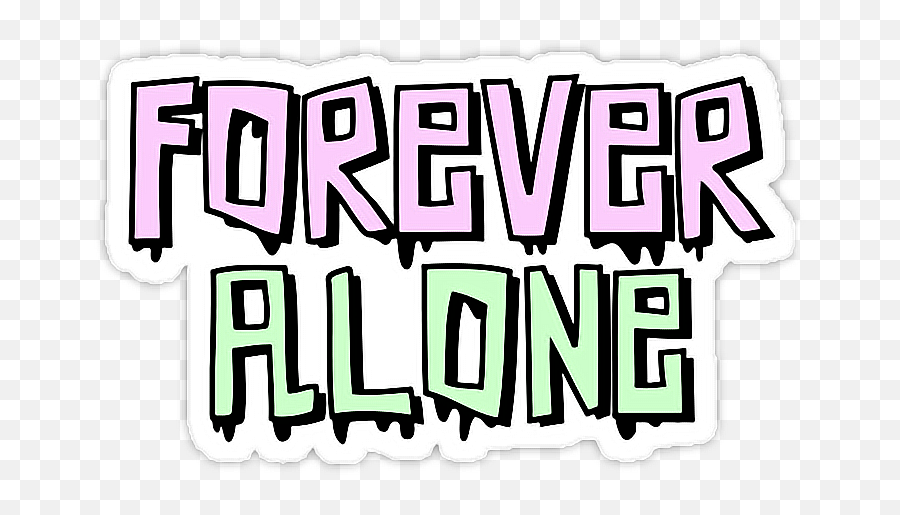 Tumblr Forever Alone Foreveralone Pink Freetoedit - Clip Art Png,Forever Alone Png