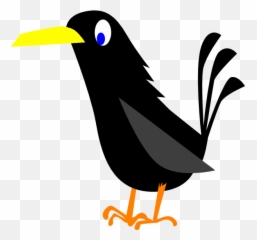 Library Of Crow Face Svg Freeuse Png Files - Cartoon Crow Clipart,Crow Transparent