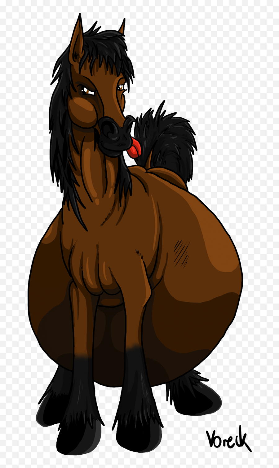 Picture Of A Cartoon Horse 7 - Mane Png,Cartoon Horse Png