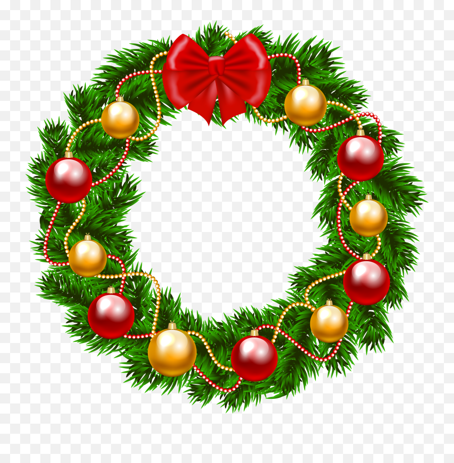 Christmas Wreath Clipart Png Backgrounds