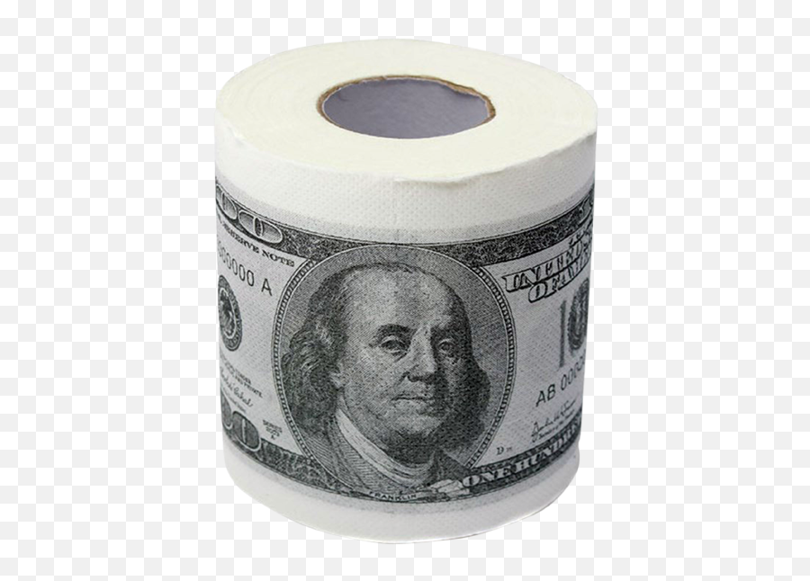 Download Dollar Bill Toilet Paper - 100 Dollar Bill Png,Toilet Paper Png