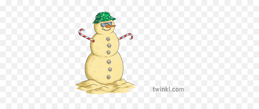 Snowman Christmas Beach New Zealand Ks2 - Sandman Snowman Transparent Png,Sandman Png