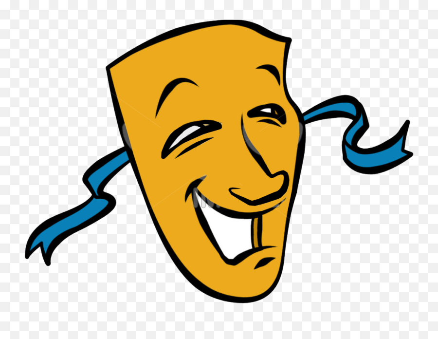 Comedy And Tragedy Masks - Transparent Comedy Mask Clipart Png,Comedy And Tragedy Masks Png