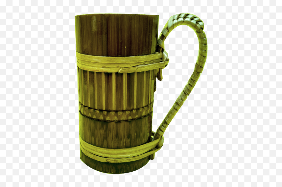 Clannish Brown Bamboo Beer Mug Png