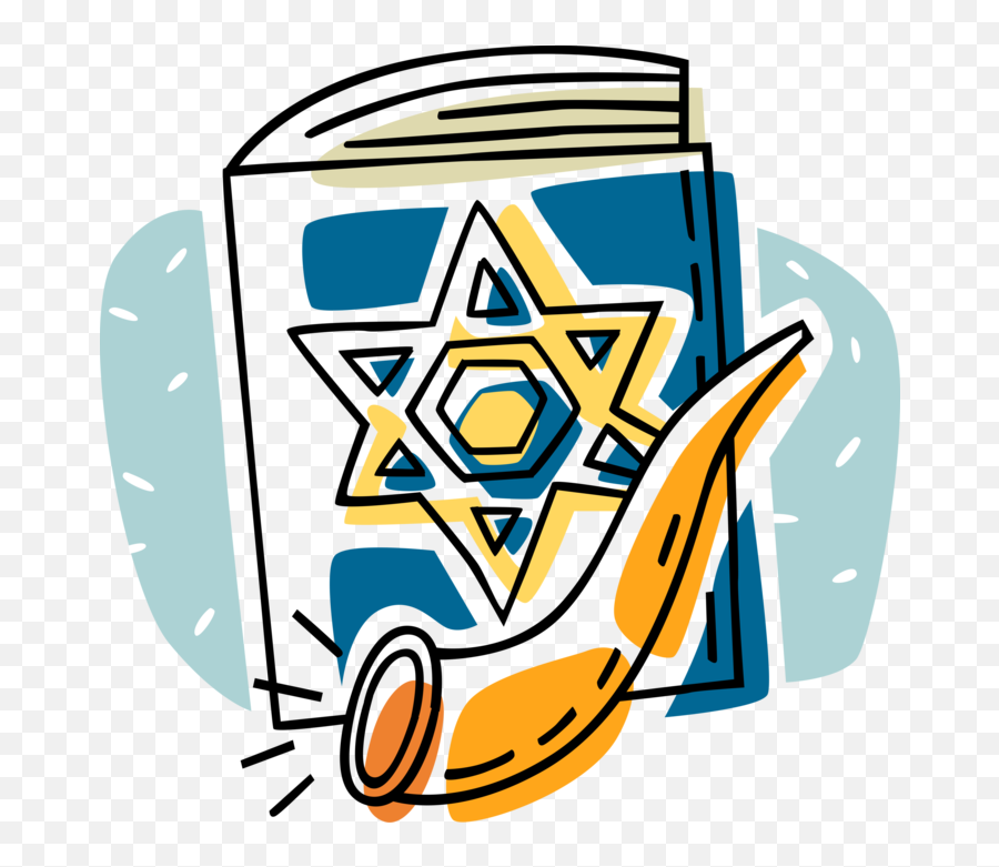 Vector Illustration Of Star David Symbol Jewish Png