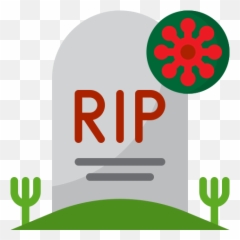 Virus Covid19 Corona Rip Dead Free Icon Of - Bar Que png