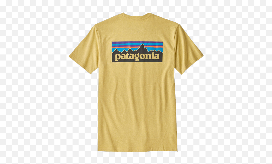 Patagonia P - 6 Logo Responsible Tee Sun Yellow Arrow U0026 Beast Patagonia Clothing Png,Patagonia Logo Font