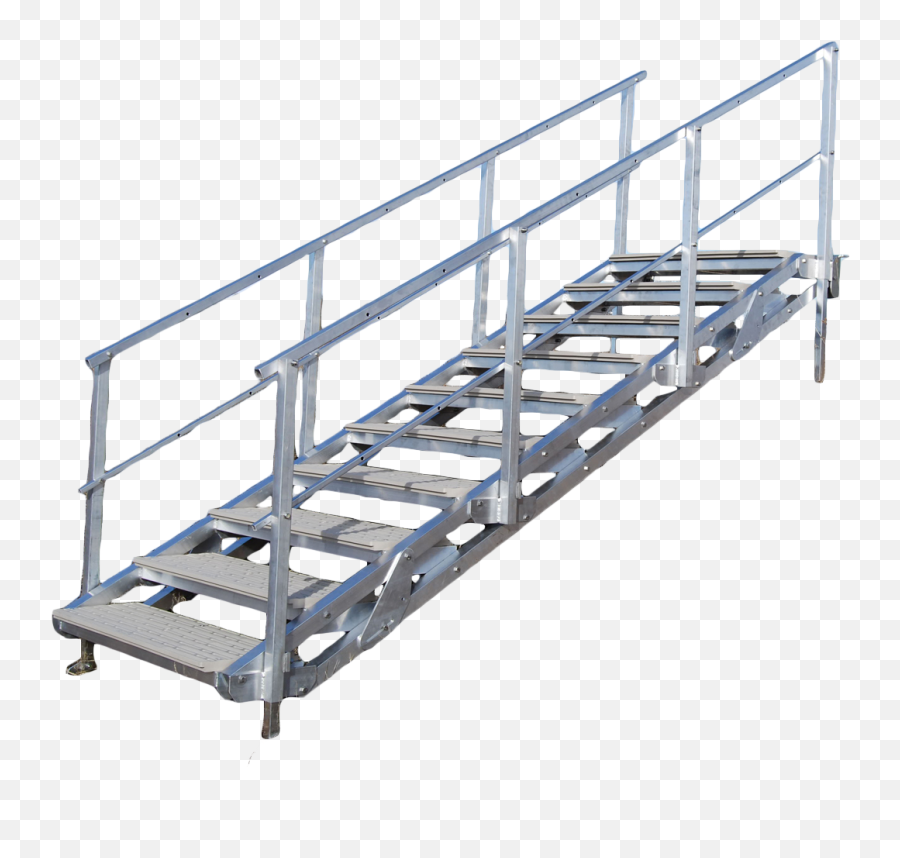 10 Step Articulating Stair - Voyager Dock Exterior Staircase Png,Stair Png