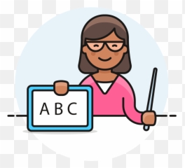 35 Teacher Female African American - African American Cartoon Of African American Teacher Png,Teacher Png