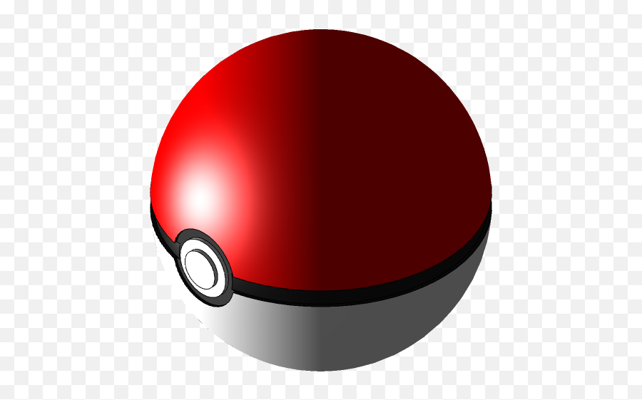 Pokeball 3d Cad Model Library Grabcad - Sphere Png,Pokeball Png Transparent