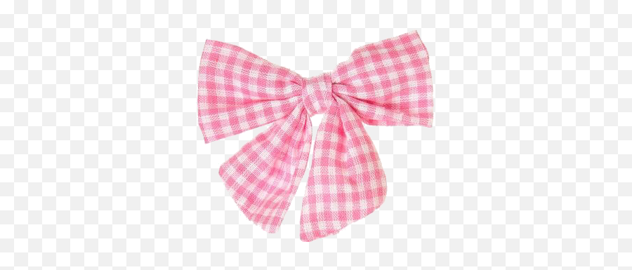 Bow Pink Gingham Aesthetic Baby Sticker By Cute Mutt - Ribbon Png Transparent Aesthetic,Bow Transparent