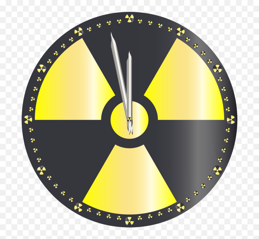 Symbol Clock Png Clipart - Transparent Background Radioactive Symbol Transparent,Radioactive Logo