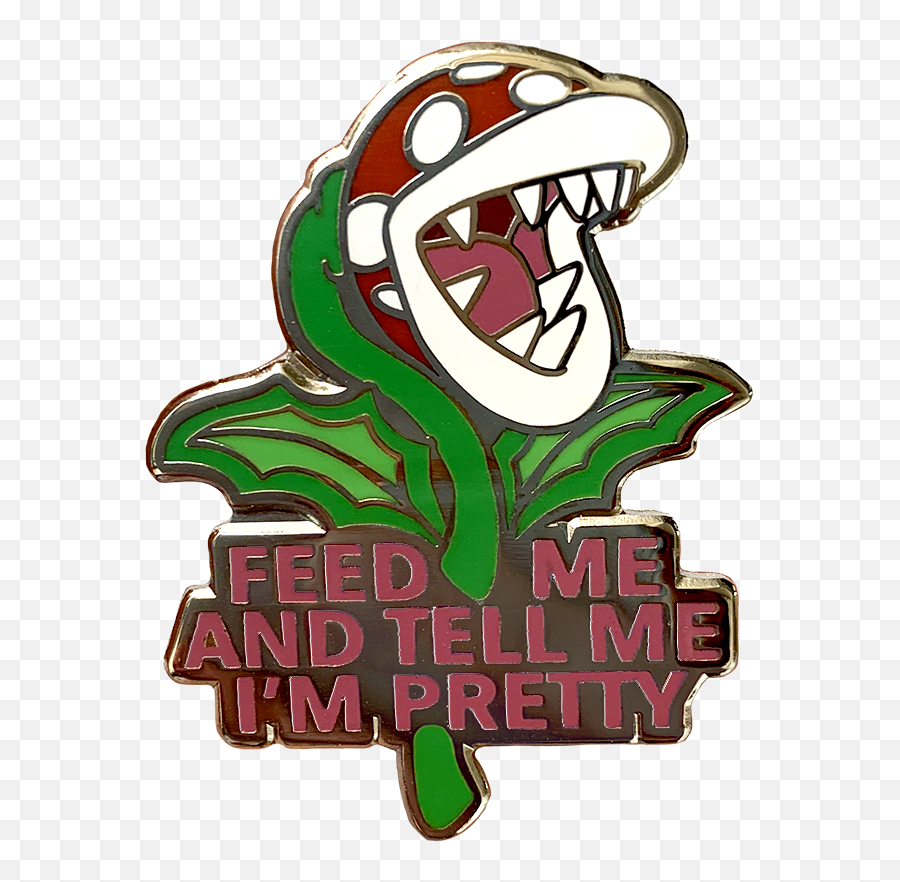 Piranha Plant Enamel Pin - Automotive Decal Png,Piranha Plant Png