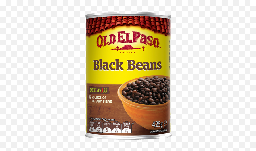 Black Beans Mexican Recipe Products Old El Paso Au - Old El Paso Black Beans Mild Png,Beans Transparent