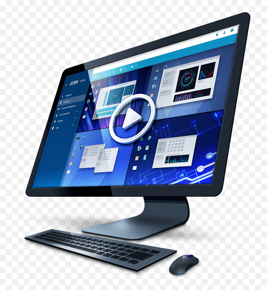 Aten Ccvsr Control Center Video Session Recorder Software - Office Equipment Png,Recorder Transparent Background