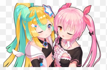 Himekuma Ribon And Amakawa Hano React Drawn By Bettle - For Teen png