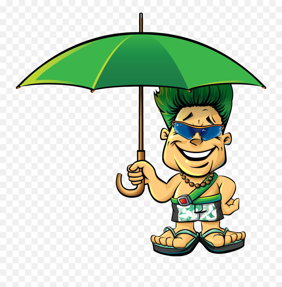 Holding Umbrella Clipart - Png Download Full Size Clipart Dtric,Umbrella Clipart Png