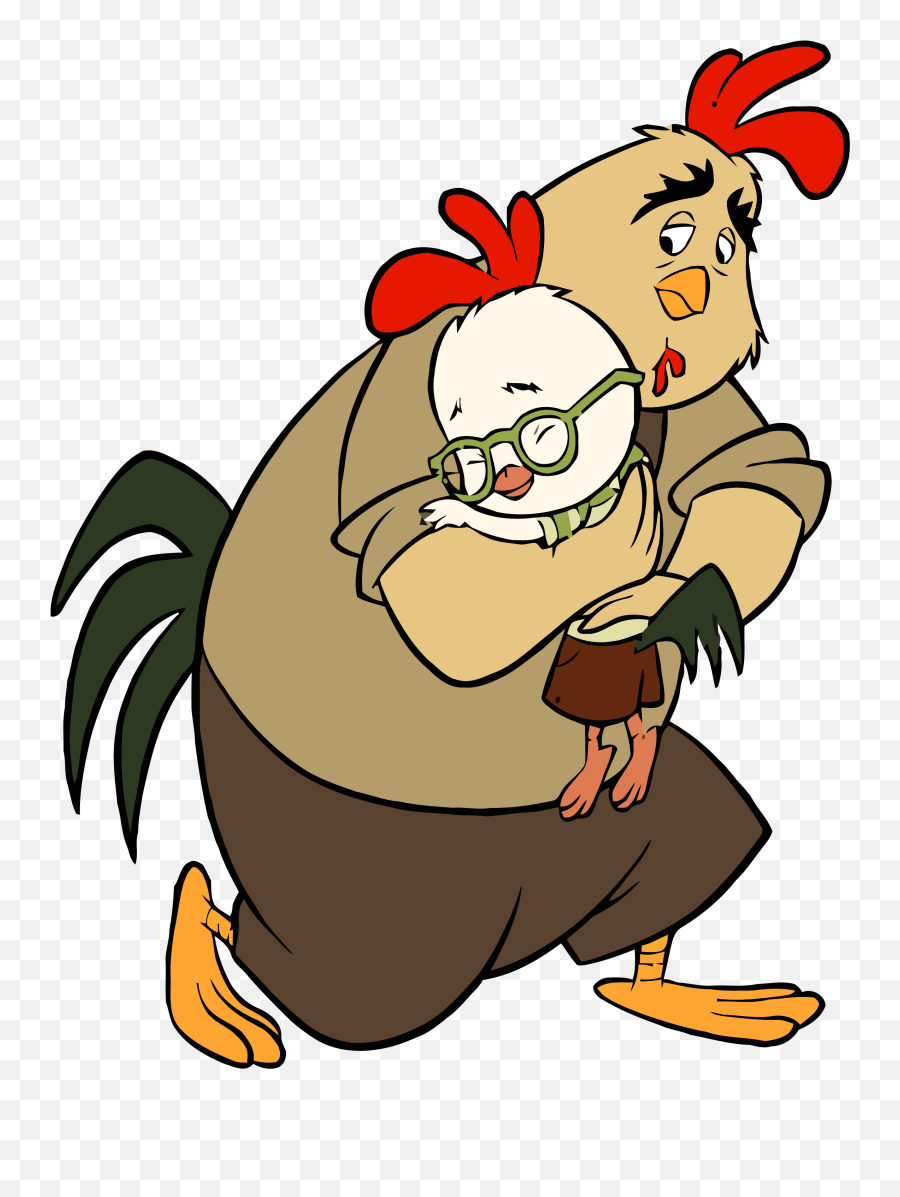 Chicken Little Buck Cluck Hug Clipart - Buck Cluck Chicken Little Png,Hug Png