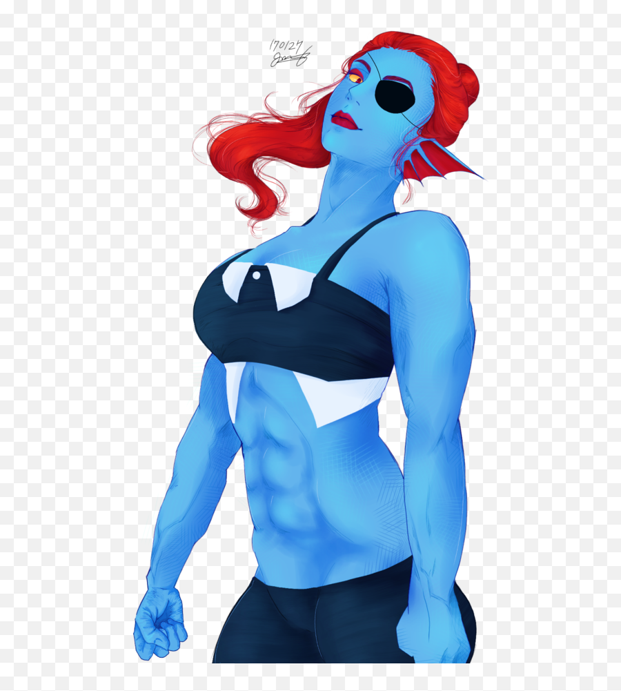 Undyne The Undying Shiroi Yoru - Illustrations Art Street Fictional Character Png,Undyne Transparent