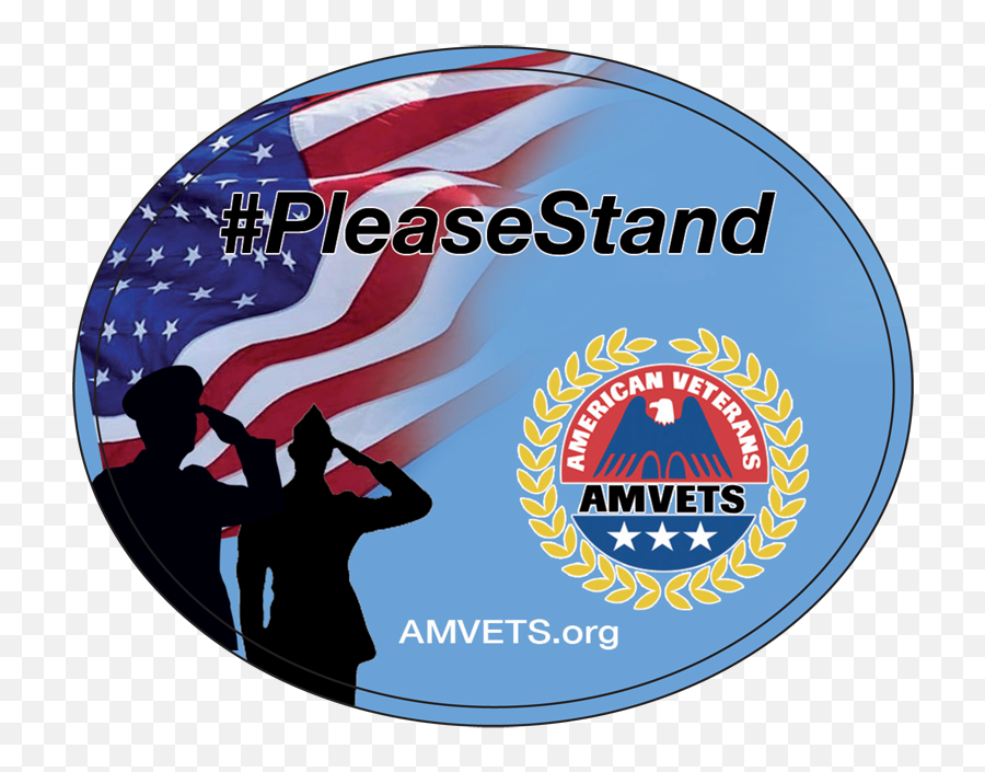 Please Stand - Language Png,Amvets Logo