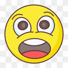 Startled Emoji Icon - Happy png