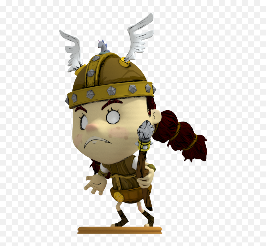 Download Stl File Wigfrid Donu0027t Starve Together U2022 3d - Fictional Character Png,Don't Starve Together Logo