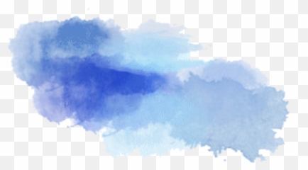 Ftestickers Art Watercolor Paint - Mancha De Pintura Png Azul