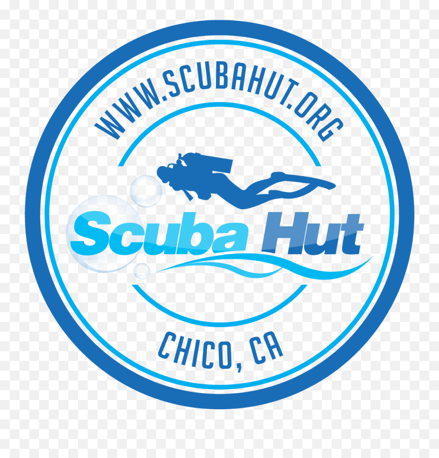 Scuba - Hutroundlogo U2022 Scuba Hut Chico California Circle Png,Round Logo