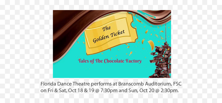 The Golden Ticket Tales Of Chocolate Factory Polk Arts - Graphic Design Png,Golden Ticket Png