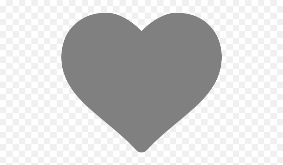 White Instagram Heart Icon Png - Transparent Grey Heart Png,Instagram Heart Icon