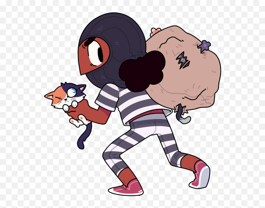 Literal Cat Burglar Connie Steven Universe Know Your Meme - Cartoon Png,Burglar Png
