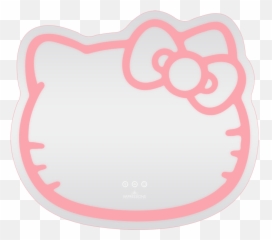 Hello Kitty Smart Wifi Led Wall Mirror - Led png