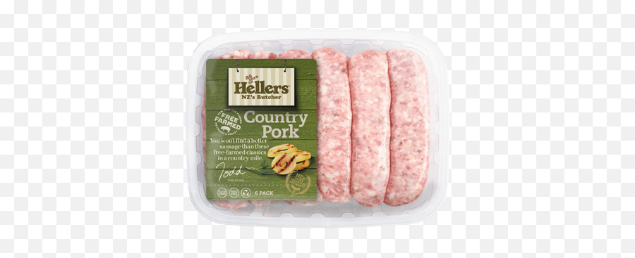 Frozen Hellers Country Pork Sausage Png Transparent