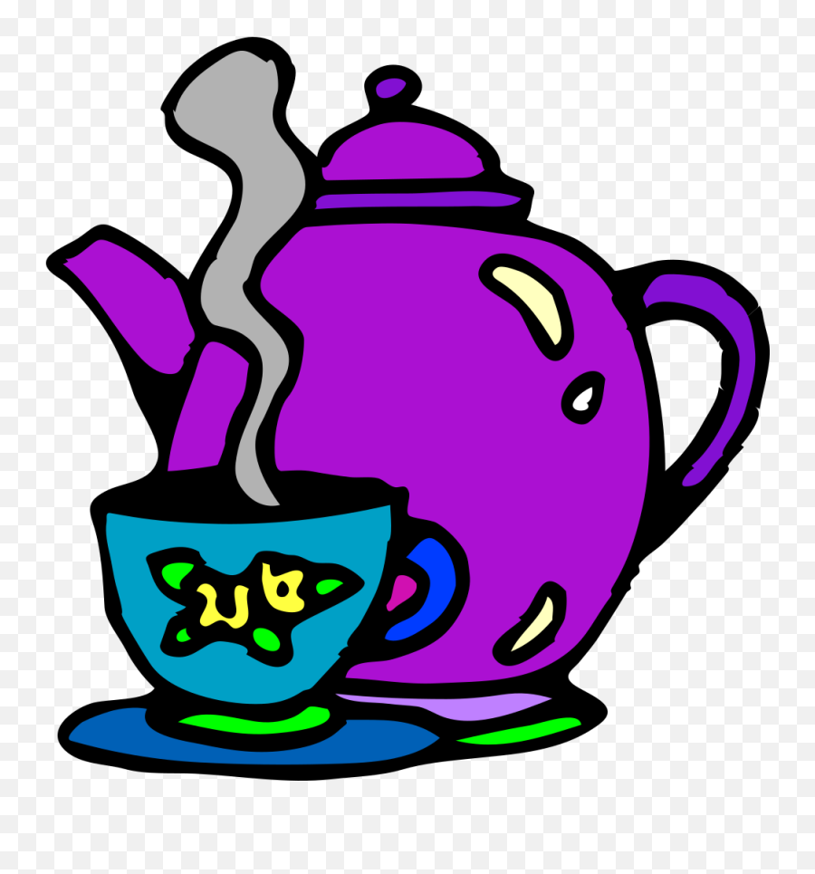 Tea Kettle And Cup Svg Clip Arts Download - Download Clip Clip Art Free Tea Png,Tea Kettle Icon