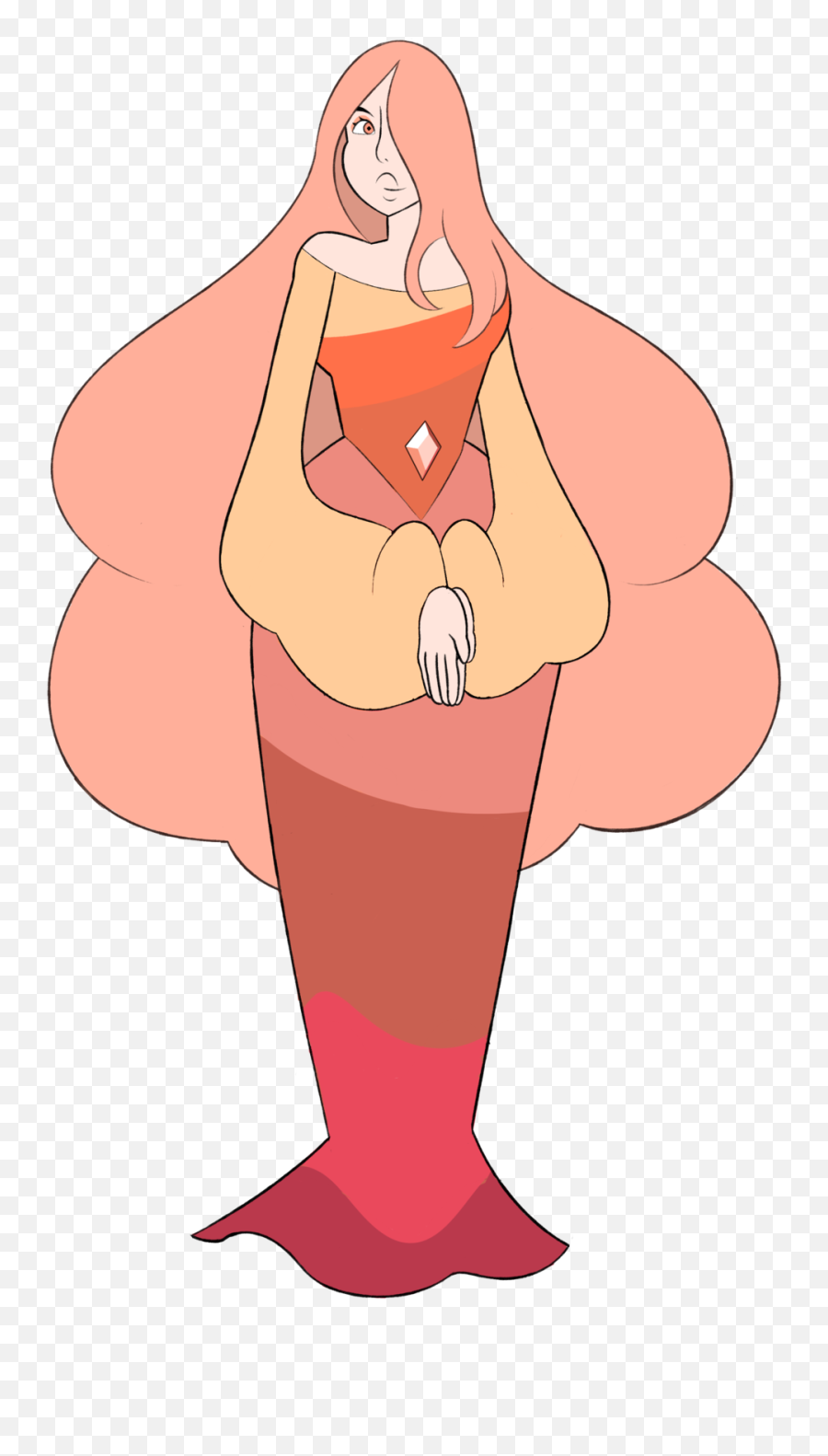 Peach Png Tumblr - Era 3salmon Diamond Salmon Diamond Steven Universe Diamonds Icon Era 3,Yellow Diamond Icon