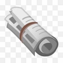 Rolled Up Newspaper Icon Noto Emoji Objects Iconset Google - Newspaper png