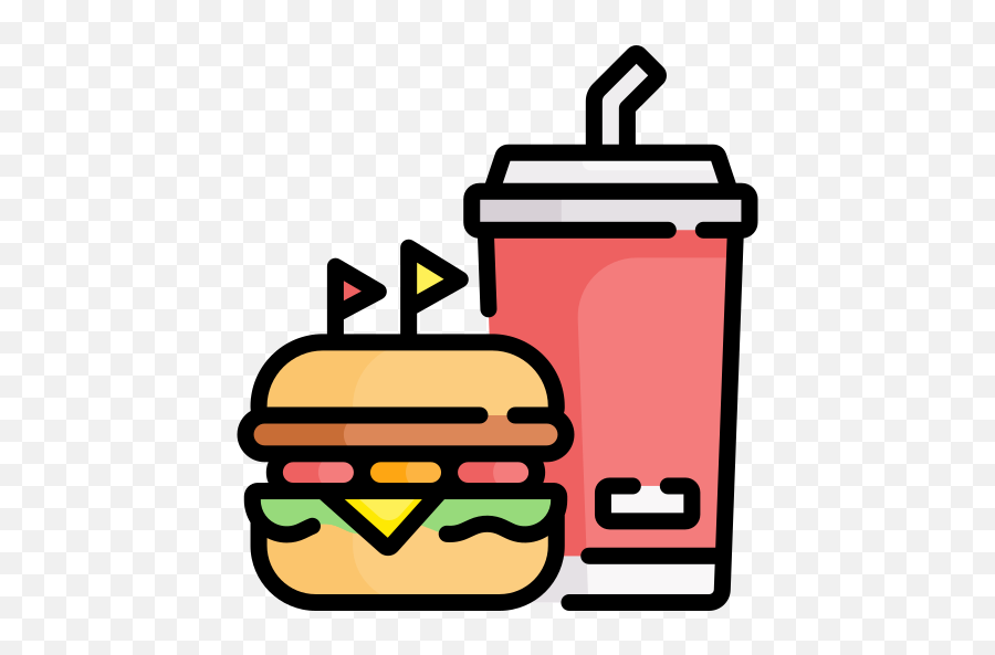 Fast Food - Free Food Icons Transparent Food Icon Color Png,Fast Food Icon Png