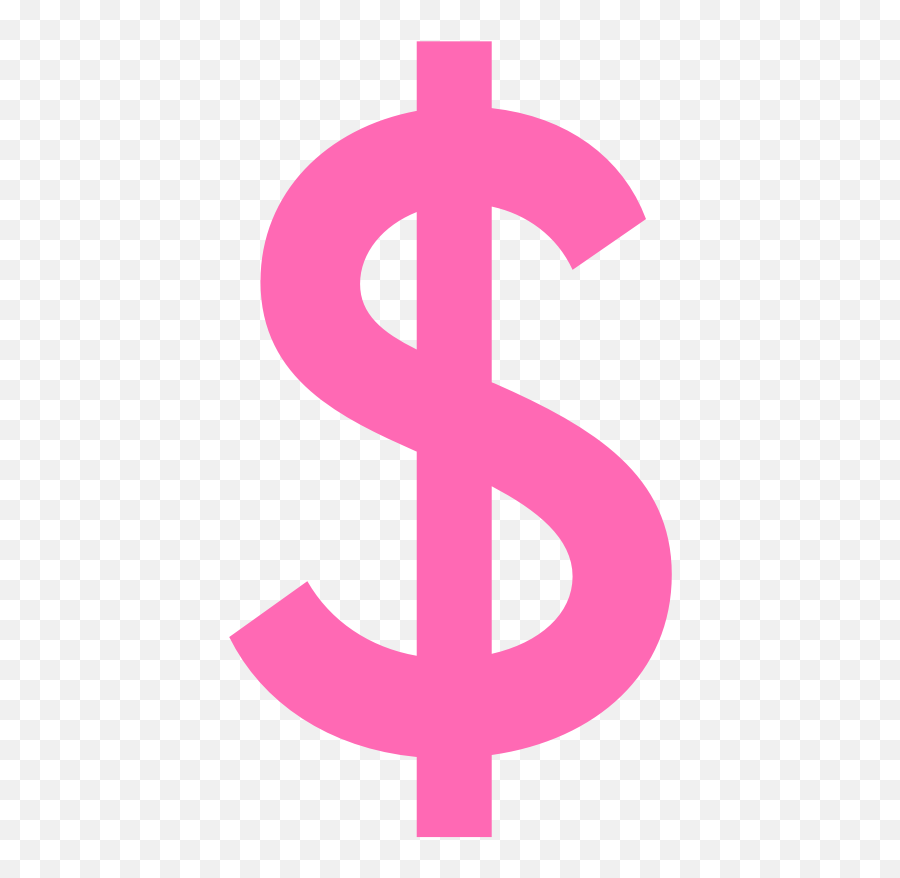 Symbole Dollar Rose Fond Transparent Png - Gratuitcom Language,Icon Gratuites Libres De Droit