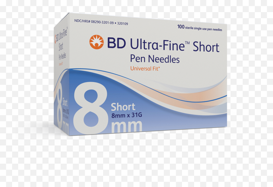 Bd Ultra - Fine Short Pen Needles 8mm X 31g 320109 Bd Pen Needles 31g X 8mm Png,Ndc Icon