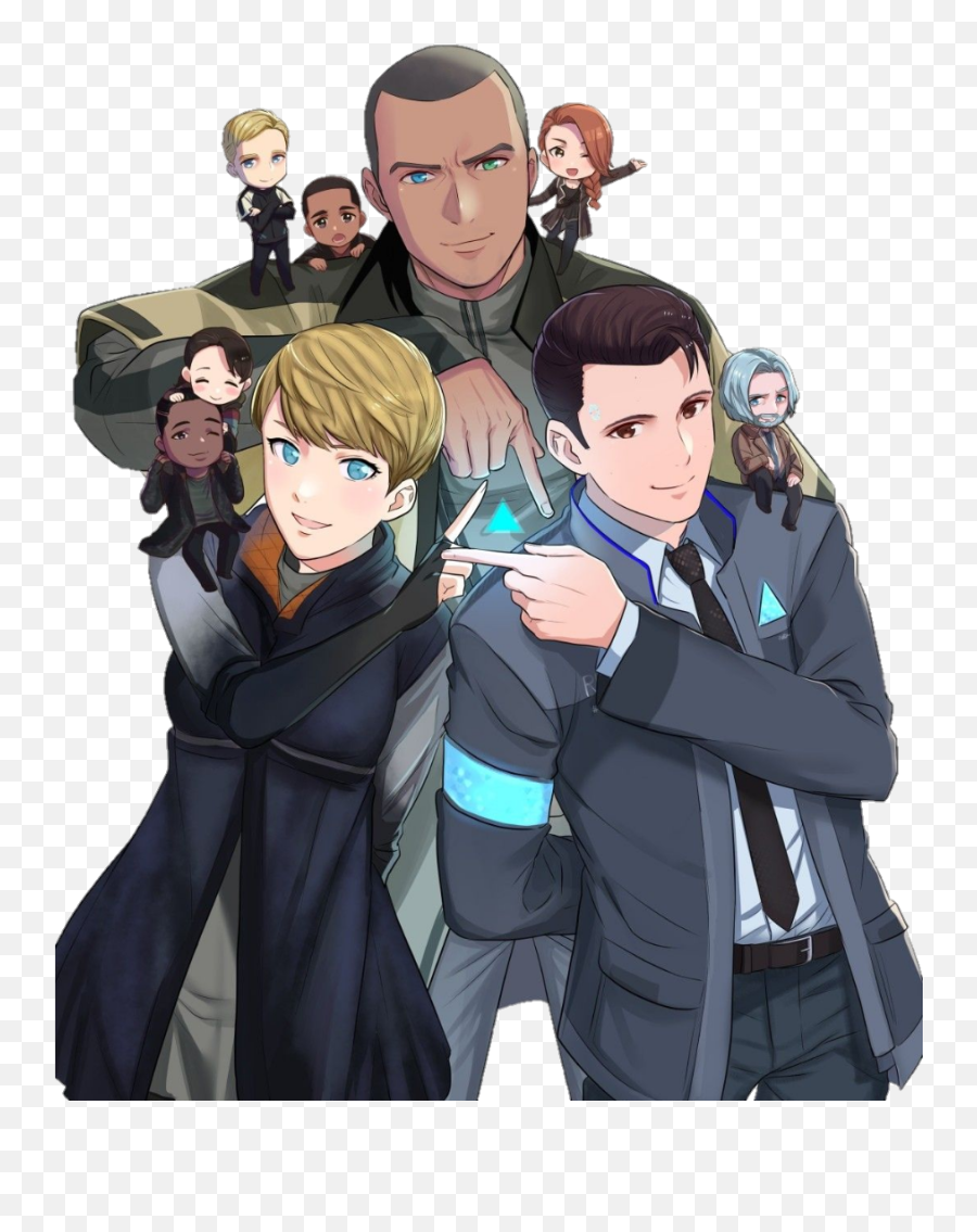 The Most Edited Kara Picsart - Connor Kara And Markus Png,Connor Dbh Icon