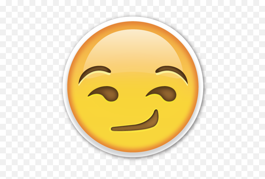 Emoji Face Transparent Background - Transparent Background Smirk Emoji Png,Surprised Emoji Transparent Background