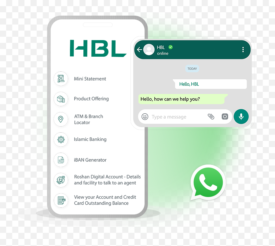 Hbl Personal Digital Banking - Whatsappbanking Hbl Customer Care Png,Whatsapp Group Icon Image Size