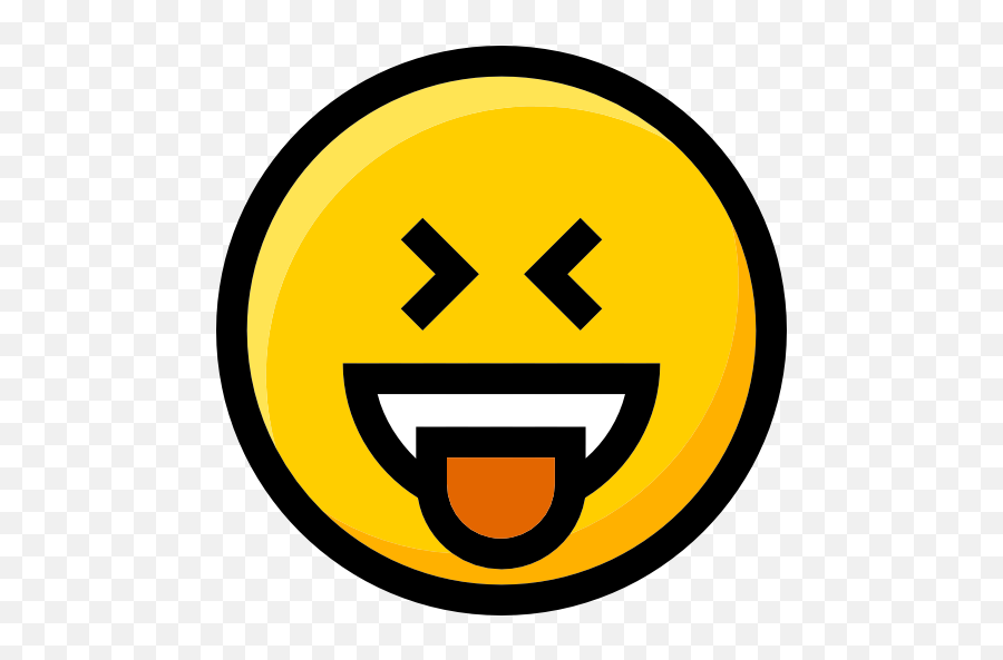Faces Feelings Smileys Ideogram Interface Laughing - Icon Laughing Vector Png,Laughing Emoji Transparent Background
