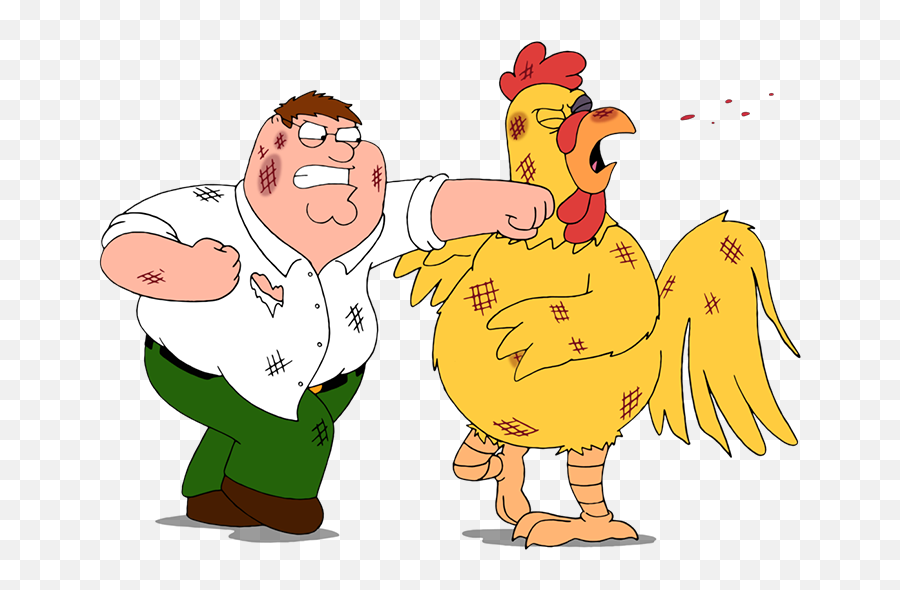 Family Guy Yourself - Peter Griffin And Chicken Png,Family Guy Logo Png