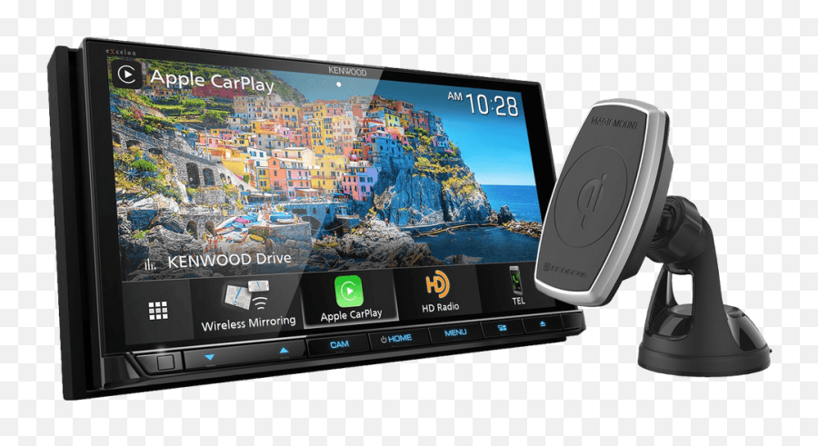 Kenwood Excelon Ddx9906xr 68 Hd Screen Apple Carplay U0026 Android Auto Receiver With Dvd - Parco Nazionale Delle Cinque Terre Png,Kenwood E Icon